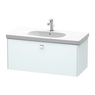 Duravit Duravit Brioso Neceser De Pared 102,0 X 46,9 Cm, 1 Caj&oacute;n, Para Lavabo D-c&oacute;digo 034210, Color (frente/cuerpo): Decoraci&oacute;n Azul Claro Mate, Mango Cromad