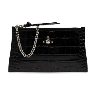 Vivienne Westwood Dames, Tassen, Zwart, Maat: ONE Size Leer