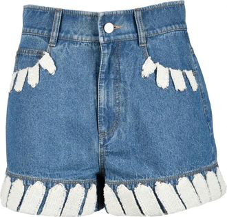 Krizia shorts - Dames - Denim shorts - Blauw - XS - Katoen - Korte Broeken
