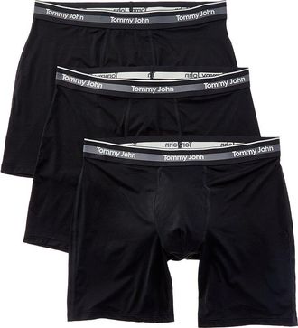 Tommy John 3Pk Comfort Micro 6 Boxer Brief