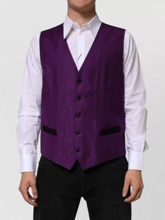 Dolce & Gabbana wool silk formal waistcoat