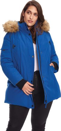 Alpine North GLACIER PLUS SIZE - Vegan Down Classic Winter Parka Jacket in Cobalt at Nordstrom, Size 1X