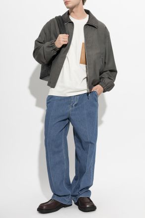 Bottega Veneta Oversize T-shirt, Mens, Cream