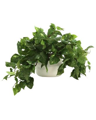 Creative Displays Inc. Pothos Plant In Ceramic Pot