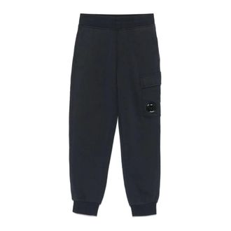 C.P. Company Stylish Kids Trousers - male - C.P. Company - Sweatpants - Black - 10 Y - Kids