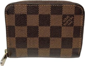 Louis Vuitton Brown Damier Canvas Coin Purse/Coin Case (Pre-Owned)