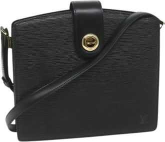 Louis Vuitton Pre-owned Vintage Leren Crossbodytas - Dames - Vintage Schoudertas - Zwart - ONE Size - Leer - Vintage