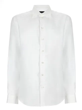 Emporio Armani Pointed Collar Left Chest Shirt