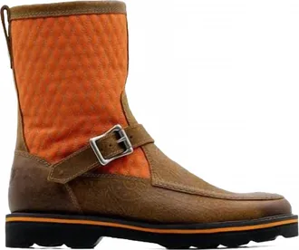 Martin Dingman Mens Llewellin Water Buffalo Pro Guide Boots In Burnt Cedar
