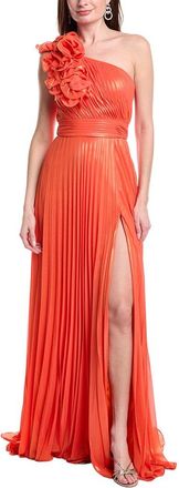 Jovani Pleated One-Shoulder Gown
