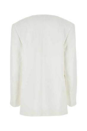 Jil Sander Witte Viscose Blazer