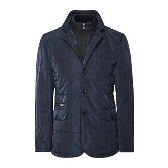 Hackett Gewatteerde blazer - Heren - Jassen - Blauw - Maat: XL Leer