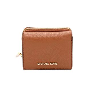 Michael Kors Empire Metallic Logo Wallet - Dames - Portefeuilles - Bruin - ONE Size - Accessoires