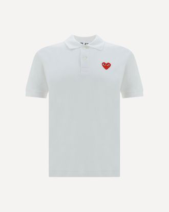 Comme Des Gar&ccedil;ons Cotton Polo with patch Male XL