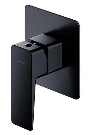 Omnires Omnires Parma - Grifo Empotrado De Ducha, Con Cuerpo De Montaje, Negro Mate Pm7445bl