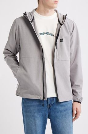 Rip Curl Elite Anti Series Water Repellent Hooded Jacket in Grey Marle at Nordstrom, Size Xx-Large