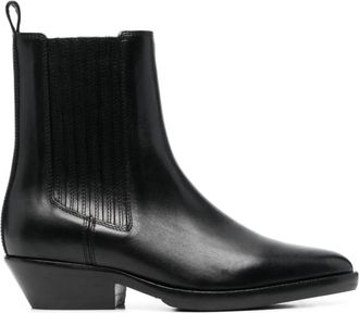 Isabel Marant Womens Delena Ankle Boots In Black 01Bk
