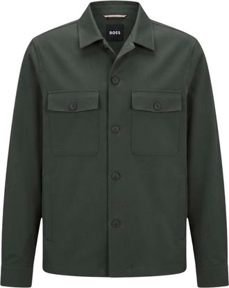 HUGO BOSS Hombre, Camisas, Verde, Talla: 2XL