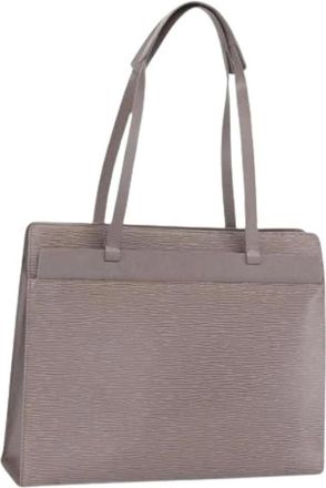 Louis Vuitton Pre-owned Vintage Tote Bag - Dames - Vintage Shopper - Paars - ONE Size - Leer - Vintage