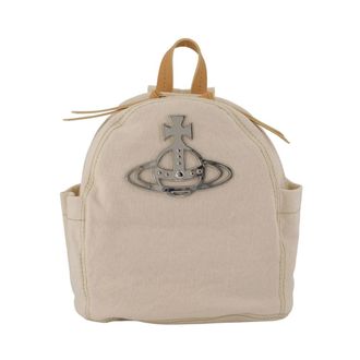 Vivienne Westwood George Small Rucksack - female - Vivienne Westwood - Backpacks - Beige - ONE SIZE - Bags