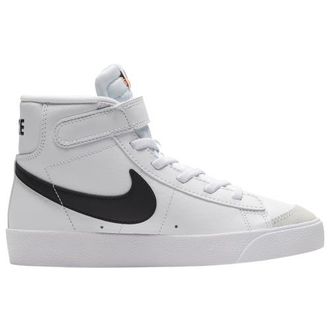Nike Boys Blazer Mid 77 - Preschool Basketball Shoes White/Black/Orange Size 10.5