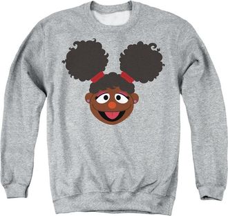 Gildan Sesame Street Gabrielle Face Adult Crewneck Sweatshirt