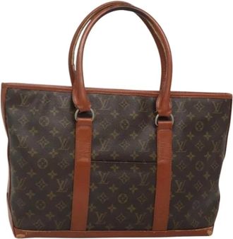 Louis Vuitton Pre-owned Tote Bags, female, Brown, Size: ONE SIZE Pre-owned Canvas handbags