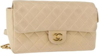 Chanel Borsa a tracolla in pelle Pre-owned - - Pre-owned - Donna - Beige - ONE SIZE