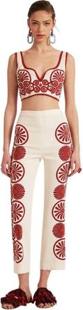 La DoubleJ Stretch Pants - Dames - Vrijetijds broeken - Beige - L - Broeken