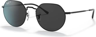 Ray-Ban Jack Zonnebrillen - unisex - Zonnebrillen - Zwart - 55 MM - Accessoires