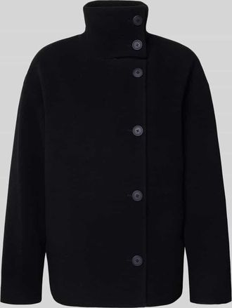 Armedangels Armedangels Loose Fit Kurzmantel aus Wolle Modell MAJELAA WOOL in Black, Größe L