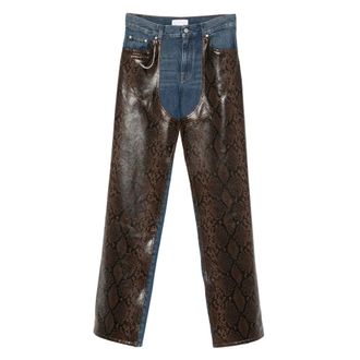 Stella McCartney Jeans Blu, Marrone-Donna