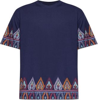 Etro Hombre, Camisetas, Azul, Talla: S