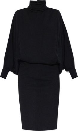 Saint Laurent Black Wool Casual Womens Dress