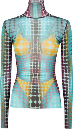 Jean Paul Gaultier Re-Edition: High Neck With Long Sleeves