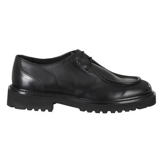 Doucal's Derby Parabout - Heren - Schoenen - Zwart - Maat: 41 EU Leer