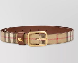 Burberry checked belt