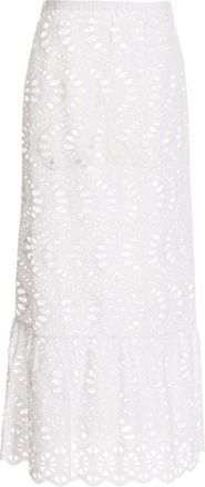 Giambattista Valli White Gonna lunga macram