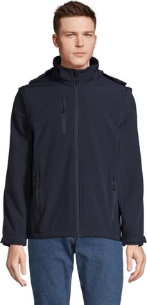 SOLS Unisex volwassen Falcon 3 in 1 Soft Shell Jas (Afgrond blauw)