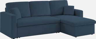 Sweeek Sof&aacute; Cama Esquinero Reversible Con Espacio De Almacenamiento, 3 Plazas