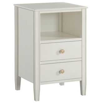 Comfort Pointe Winsley 2-drawer storage Nightstand - Antique White