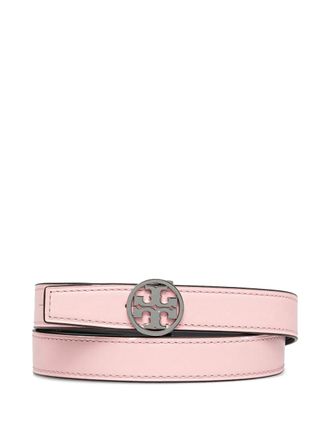 Tory Burch reversible leather belt - women - Leather - S - Pink