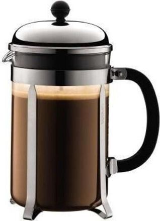 Bodum Chambord - Cafetera De &Eacute;mbolo Bodum 12 Tazas, 1,5 L, Acero Inoxidable