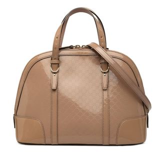Gucci Pre-owned Gucci Small Microguccissima Patent Nice Satchel Ladies E2NEDJ8H2EXTZD2D