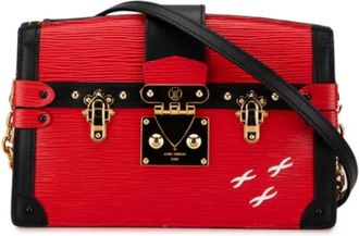 Louis Vuitton Tweedehands leren Louis Vuitton tassen - Dames - Vintage Schoudertas - Rood - ONE Size - Vintage