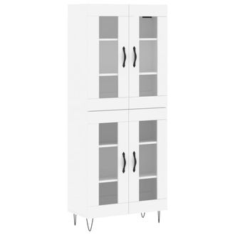 Berkfield Home Highboard White 69.5x34x180 cm Engineered Wood