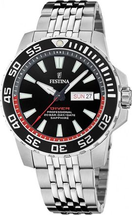 Festina F20661-3 Mens The Originals Watch - Silver - One Size