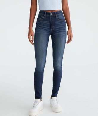 A&eacute;ropostale Womens Premium Seriously Stretchy High-Rise Jegging