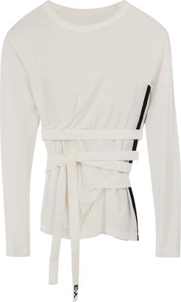 Yohji Yamamoto Dames, Tops, Wit, Maat: XS