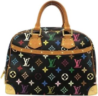 Louis Vuitton Pre-owned Handbags, female, Black, Size: ONE SIZE Pre-owned Canvas Handbag